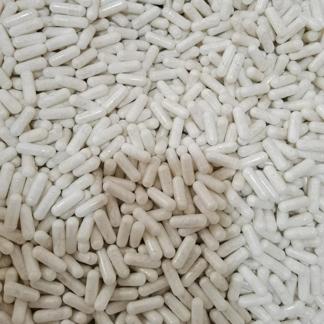 Gélules issues d’une production en cours